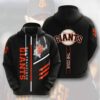 San Francisco Giants a11 Hoodie Zip D22