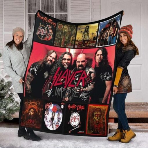 Slayer Quilt And Fleece Blanket