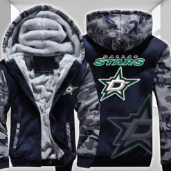 Dallas Stars Fleece Jacket Rze1