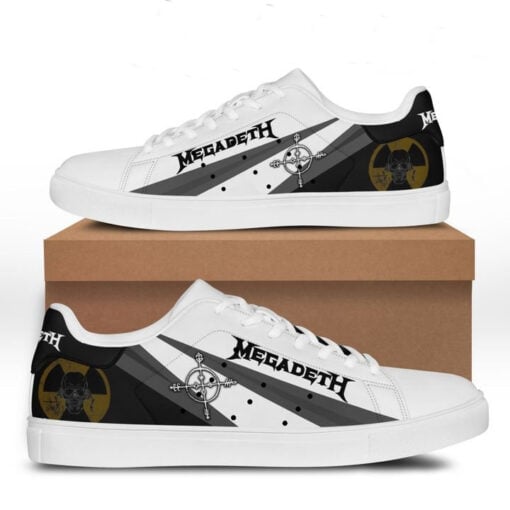 TH080222 40xxxMegadeth white ver 2 stan smith shoes2