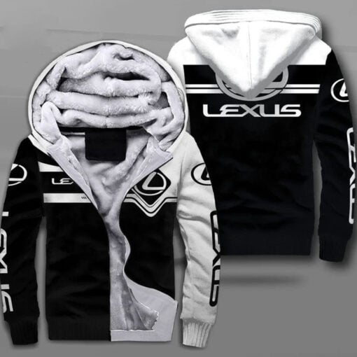 The Lexus Luxury Car Logo Full Printing Fleece Hoodie