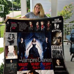 The Vampire Diaries  show Blanket Quilt D22