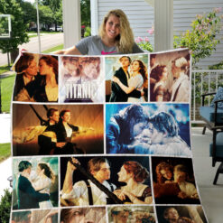 Titanic Rose and Jack lover Blanket Quilt Rze2