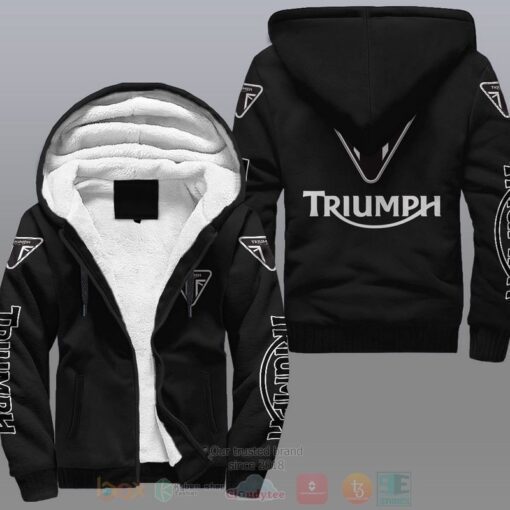 Triumph Car Fleece Hoodie