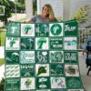 Tulane Green Wave Blanket Quilt  Rze2