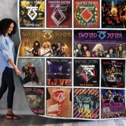 Twisted Sister Band Blanket Quilt H23