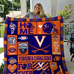Virginia Cavalier Lover Blanket Quilt Rze2
