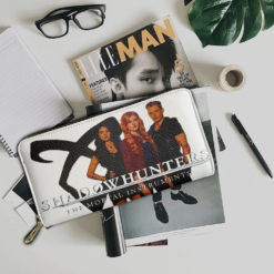 Shadowhunters Leather Zip Organizer Wallet Rze1