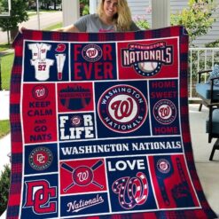 Washington Nationals Blanket Quilt Rze2
