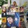 Waylon Jennings Blanket Quilt Rze2