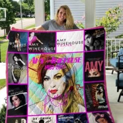 Amy Winehouse Quilt Blanket D22