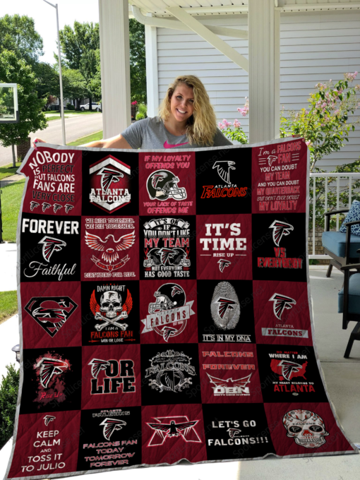 atlanta falcons its time rise up quilt blanket great customized blanket gifts for birthday christmas thanksgiving 1621704818