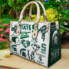 Michigan State Spartans Leather Bag TN