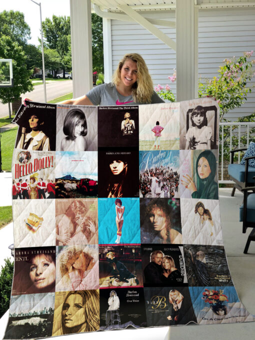 barbra streisand style 3 quilt blanket