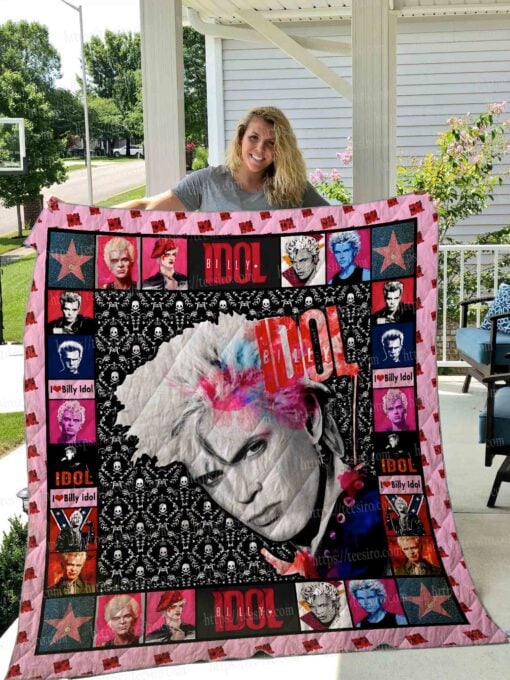 billy idol quilt blanket 01 095219