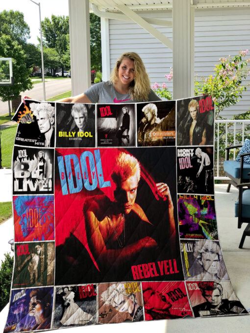 billy idol quilt blanket 01132 1570774760