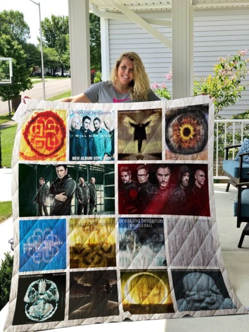 breaking benjamin 02 3d quilt blanket 0