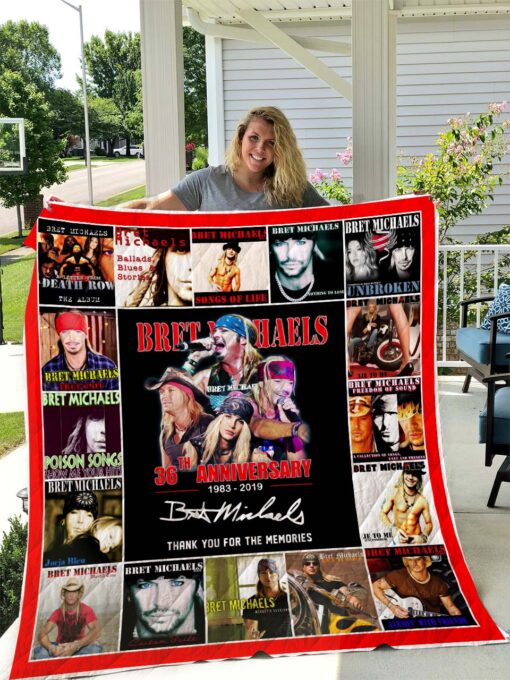 bret michaels quilt blanket i1d2 D2FE10