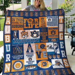 Auburn Tigers Blanket Quilt Rze1
