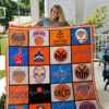 New York Knicks 2 Blanket Quilt TN