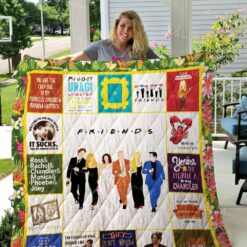 Friends Tv Show Blanket Quilt Rze1