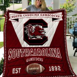 South Carolina Gamecocks 2 Blanket Quilt Rze1