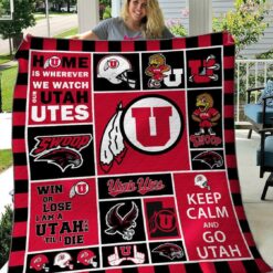 Utah Utes lover Blanket Quilt TN