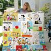 Snoopy Love 2 Blanket Quilt TG20