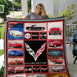 Chevrolet Corvette Blanket Quilt Rze1