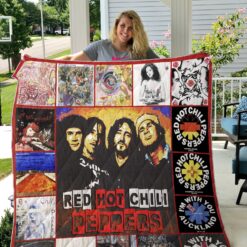 Red Hot Rze2ili Peppers  Lover Blanket Quilt Rze2