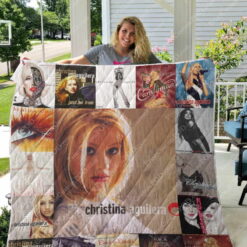 Christina Aguilera Blanket Quilt M08