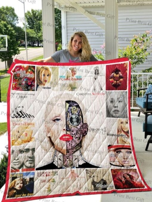 christina aguilera albums co poster love quilt