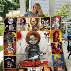 Chucky Rze2ucky Blanket Quilt Rze2