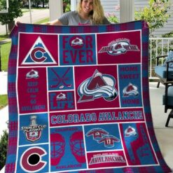 Colorado Avalanche Lover Blanket Quilt TN