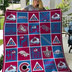 Colorado Avalanche Blanket Quilt TN