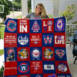Chicago Cubs Quilt  Blanket Quilt Rze2