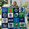 Dallas Mavericks 2 Blanket Quilt Rze1