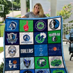 Dallas Mavericks 2 Blanket Quilt Rze1