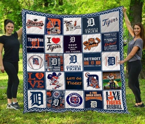 detroit tigers quilt blanket lc45ghtm