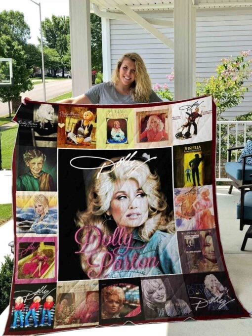 dolly parton quilt blanket gift for dolly parton fans adult hooded blanket bedroom personalized customized home decor gift fleece blanket v7698vftb1