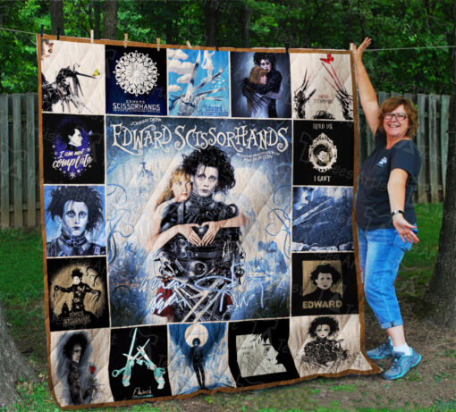 edward scissorhands quilt blanket 01760 5D79C6