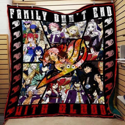 fairy tail family quilt for fans animeekksl