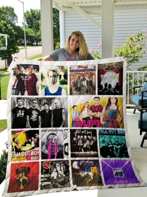 fall out boy albums quilt blanket 02 on sale now design by dalabshopcom 4923 04693.1609734113