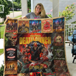 Five Finger Death Punch Band Blanket Quilt HD21