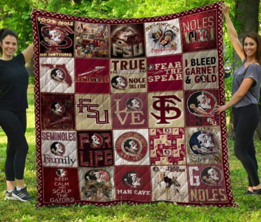 florida state seminoles football 3d quilt blanket49762 1