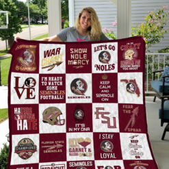 Florida State Seminoles﻿ Lover Blanket Quilt TN
