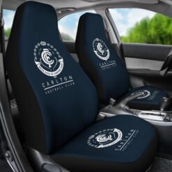 Carlton Football Seat Covers Rze1