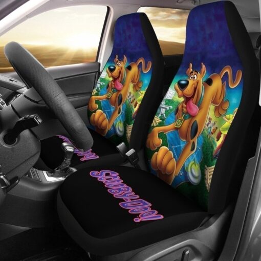 funny face scoobydoo car seat covers gift for fanrppkv