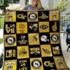 Georgia Tech Yellow Jackets 3 Blanket Quilt Rze1