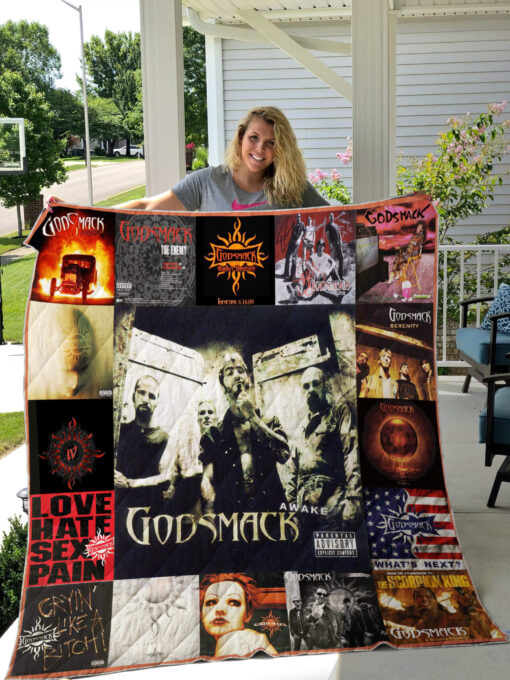 godsmack albums quilt blanket for fans ver 17